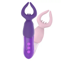 Female Vibrator 3 Massagers Headgears G-Spot Vagina Clit Vibrator Massage Magic AV Vibrator Sex Toy For Woman