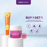Tinted Sunscreen Kulit Berminyak + Retinol Cream untuk Flek (dipakai malam hari) [SPECIAL BUNDLING A