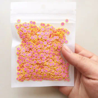 2000pcs Fruit Slices Charms for Slime Supplies Kit Fluffy Filler Fruit Polymer Clear Slime Accessories Putty Clay Toys for Kids