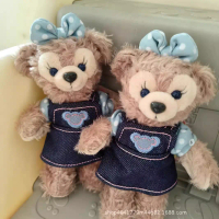 Móc khóa túi đeo dây rút Disney Duffy Bear, Shelly Star, Dewlina Bell, Cookie và Cowboy – móc khóa t