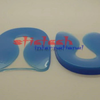 by dhl or ems 200 pairs U-Shape Massage Gel Heel Cushion Foot Silicone Heel Pad Inserts Foot Pain Relief Foot Care