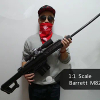 1:1 Scale Lifesize Barrett M82A1 Sniper Rifle Gun DIY Paper Model Kit Handmade Toy Puzzles