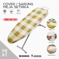 Cover Meja Setrika Papan Isi Busa 1cm Sarung Kain Pelapis Ironing Board Stora Krisbow