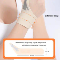 Wrist Guard Circumferential Compression Wrist Brace Ultra-thin Breathable Thumb Wrist Brace with Fastener for Joint for Thumb