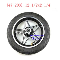 Electric Scooters and e-Bike Folding bicycle 12 inch wheels 1/2 X 2 1/4 47-203 tire tyre with Disc brake hole rims