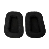 Portable Headset Cover 2 Pieces Replacement Earmuff for G933 G633 Soft Ear Pad Cover Earphone Cushion Breathable Memory