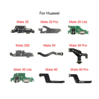 USB Charge Dock Port Socket Jack Plug Connector Flex Cable For Huawei Mate 20 Pro 20X 30 Lite 40 40Pro 5G Charging Board Module