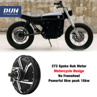 QS 273 Spoke Hub Motor 8000W 273 50H V3 Powerful Brushless in Wheel Motor For Motorcycle Scooter Ebike