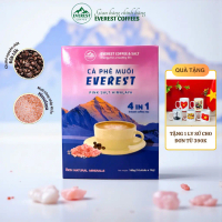 Everest Coffee Cà Phê Muối Hồng Himalaya 4in1 Everest Coffee - Hương Vị Mới Lạ, Đậm Đà, Độc Đáo Mặn 