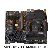 For MSI MPG X570 GAMING PLUS Motherboard Socket AM4 DDR4 ATX Mainboard 100% Tested OK Fully Work Free Shipping