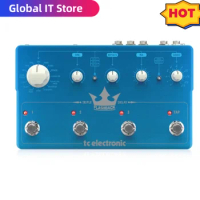 TC Electronic FLASHBACK TRIPLE DELAY Intuitive Three-Engine Delay Pedal with Flexible Routing,Subdivision Control