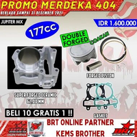 BLOK BRT JUPITER MX VIXION NVL NVA R15 CERAMIC BOREUP 62MM BLOK SET PISTON RING