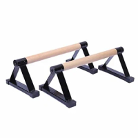 Fitness Sport Wood Push Up Bars Parallettes Portable Exercise Equipment Handles Yoga Gymnastic Training Tool Push-ups Stands