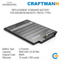 Craftmann Battery for XIAOMI REDMI NOTE 7/NOTE 7 PRO (BN4A)