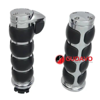 Motorcycle Hand Grips Handlebar Grips With Boss Throttle 25.4mm for KAWASAKI VN 1500 VULCAN (A-C / CLASSIC / CASSIC FI All years
