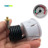 Gas Boilers Spare Parts 0-6BAR Capillary Steam Pressure Gauge For Rinnai Gas Boilers Replacement