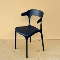 JF-Kursi makan plastik yang kuat dan tahan lama, kursi kantor, Meja makan dan kursi CY-501(YB1007)Bl