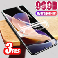 3Pcs Full Cover Hydrogel Film For Vivo X Note X70 Pro Plus X70t Screen Protector for Vivo X Note Phone Film