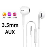 Fon Telinga Berwayar Jenis C 3.5mm Untuk Redmi Note Xiaomi 17 15 14 13 12 11 Pro Headset Telefon Sam