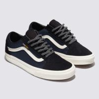 【VANS 官方旗艦】Winter Lifestyle Cordura Old Skool 男女款深藍色滑板鞋
