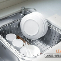不鏽鋼瀝水籃加粗304瀝水洗菜籃廚房晾碗水槽洗菜盆