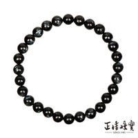 【正佳珠寶】藍閃石 高品黑龍晶 6mm 藍閃石手珠