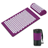 Yoga Massage Mat,Cushion for Acupressure Relieve Stress Back Body Pain Spike
