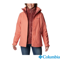 Columbia 哥倫比亞 女款-防水透氣三合一外套-蜜桃色 UWR09190PH/HF