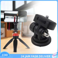 COD 1/4\ Ball Head Hotshoe Holder Swivel Hot Shoe Mount Bracket Adapter Tripod Mount Dengan Mini Bal