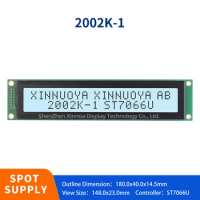 ST7066U gray film white light black text 180 * 40mm 51 microcontroller STM32 with LED backlight built-in SPLC780D HD44780