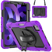 For Apple iPad Pro 10.5 2018 Case Kids Shockproof Shoulder Strap Tablet Cover for ipad 10.2 2021 2020 Air 5 10.9 2022 Pro11 2021