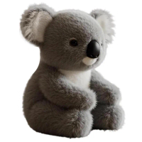 25cm Cartoon Koala Plush Toy Doll Cute Koala Stuffed Animal Couple Wedding Gift Emotional Comfort