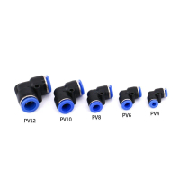 PV-12 Fitting Elbow/PV Selang 12mm Pneumatic Slip Lock Connector