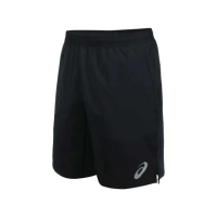 【asics 亞瑟士】短褲 男 運動褲 黑 2033B130-002