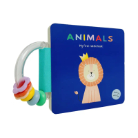 My First Rattle Animals Board Book For Toddlers To Learn About Animals