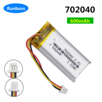New 600mAh 702040 FT702040P Li-Polymer Battery For ASUS ROG Keris Wireless Game Mouse Accumulator 3-wire Plug For GPS Car Camera