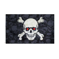 90x150cm jolly roger skull bone Flag