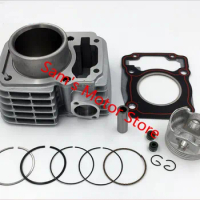 SDH150-B-51A CBF150 57.3MM 149CM3 Motorcycle Cylinder Kits With Piston And 14MM Pin