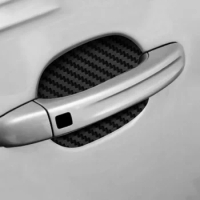 4Pcs Universal Multiple Colour Carbon Fiber Car Door Handle Bowl Protector Stickers Scratch Protective Accessories