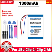 LOSONCOER 1300mAh GSP383555 Battery For JBL Clip 2, 2 AN, CLIP2BLKAM CS056US P04405201 P044052 Free tools