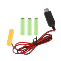 Cáp cấp nguồn USB, có công tắc, USB đến 6V AA LR6 AM3 Pin, cho đèn LED