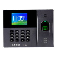 【京都技研】TR-580網路指紋刷卡考勤機/打卡鐘