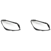 2X For Benz W205 C180 C260L C300 2019 2020 Right Headlight Shell Lamp Shade Transparent Lens Cover Headlight Cover