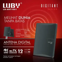 Antena TV Digital Luar Dalam Luby Indoor Outdoor Analog LB-ANT1001 Set top box