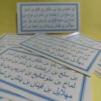 Nama Nabi Khidir 25 Lembar (Penglaris Dagang, Usaha, Bisnis)