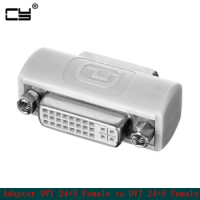 DVI 24+5 Female to DVI 24+5 Female Adapter VIDEO Converter 180 degree extender adapter cable