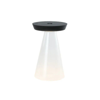 【義大利UBIQUA】Torus Glass 秘境幽浮USB充電式玻璃座桌燈-多色可選(觸控檯燈/USB檯燈/護眼檯燈)