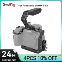 SmallRig “Black Mamba”Cage Kit for Panasonic LUMIX S5 II / S5 IIX with Arca-Swiss Quick-Release Plate for DJI RS2 /RS 3 PRO 4024