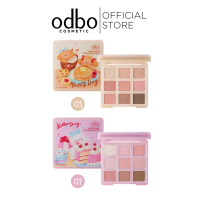ส่งฟรี. ODBO SWEET MUNCH EYESHADOW PALETTE - OD2024
