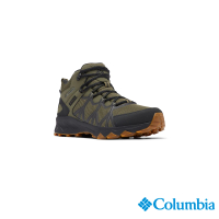 【Columbia 哥倫比亞官方旗艦】男款-PEAKFREAK™Outdry防水高筒健走鞋-綠軍(UBM75730KI/HF)